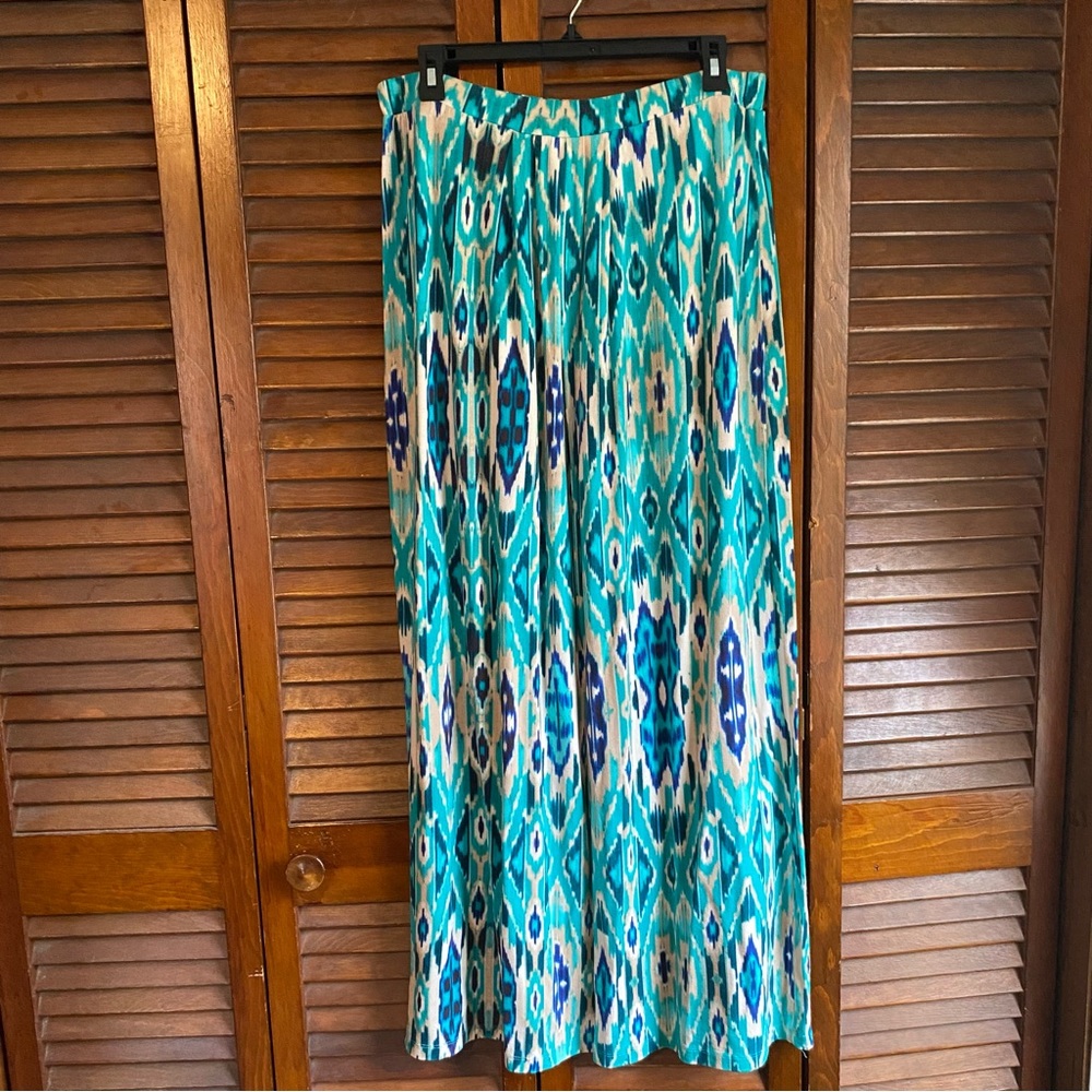 Cynthia Rowley Womens Geometric Maxi Skirt